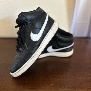 Nike Mid-Top Leather Sneakers
